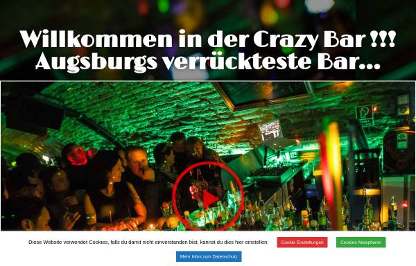 Vorschau von www.crazy-cocktailbar.de, Crazy Cocktail Bar