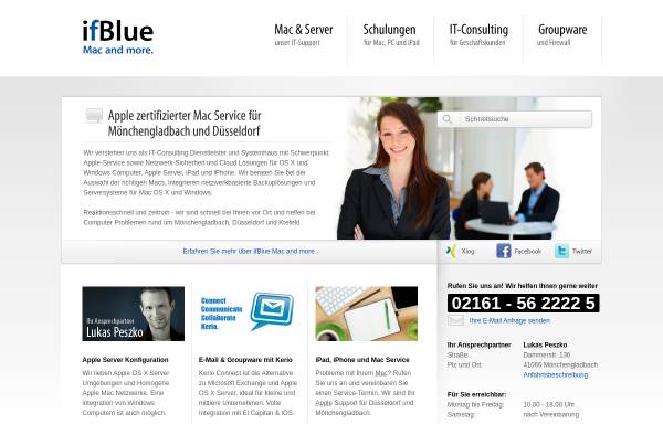 Vorschau von www.if-blue.de, IfBlue Mac and more [D-41747 Viersen]