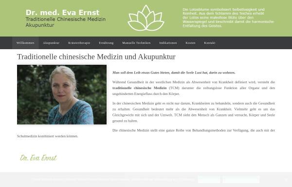 Vorschau von www.tcm-ernst.at, Dr. med. Eva Ernst