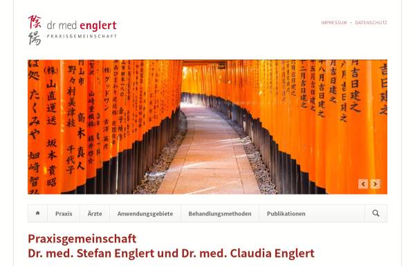 Vorschau von dr-englert-tcm.de, Prof. Dr. med. Stefan Englert und Dr. med. Claudia Englert