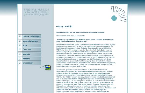 Vorschau von www.unserevision.de, Vision Akademie Hilfe zur Selbsthilfe gemeinnützige UG (hb)