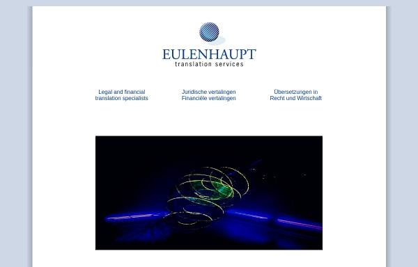 Vorschau von www.eulenhaupt.com, Eulenhaupt Translation Services, Inh. Michael Eulenhaupt