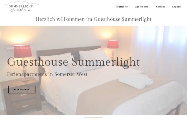 Vorschau von www.guesthouse-summerlight.de, Guesthouse Summerlight