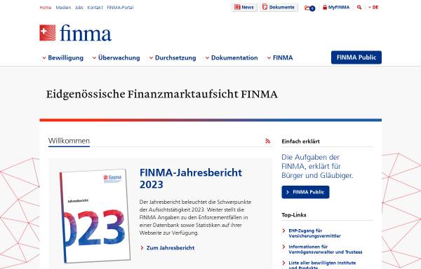 Eidgenössische Finanzmarktaufsicht FINMA