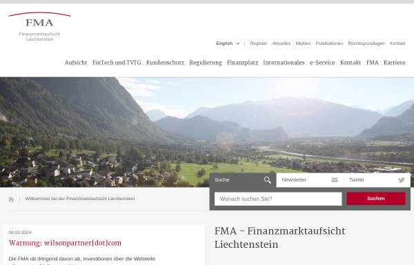 Finanzmarktaufsicht Liechtenstein FMA