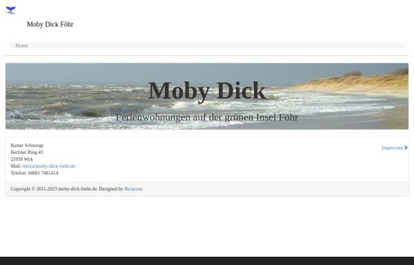 Vorschau von www.moby-dick-foehr.de, Moby Dick Föhr