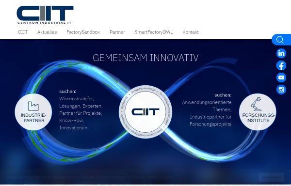 Vorschau von www.ciit-owl.de, CIIT Centrum Industrial IT
