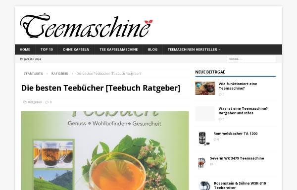 Vorschau von www.teebuch.de, Teebuch.de