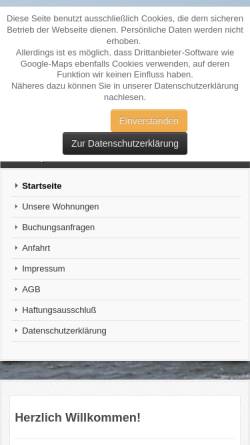 Vorschau der mobilen Webseite www.lauenburger-elbblick.de, Lauenburger Elbblick