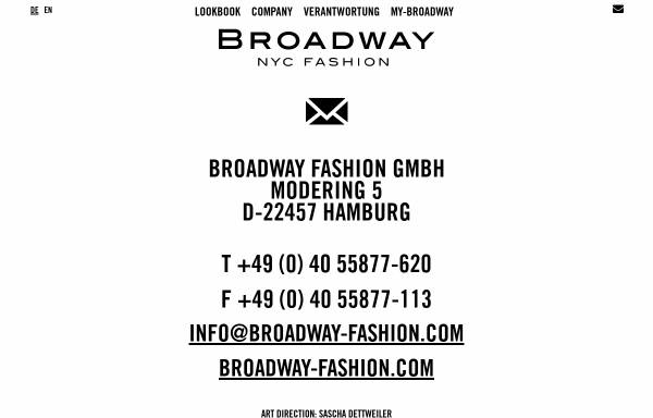 Vorschau von www.broadway-fashion.com, Broadway NYC Fashion - Dr. Rehfeld Fashion AG
