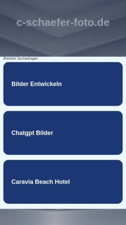 Vorschau der mobilen Webseite c-schaefer-foto.de, Schäfer, Constantin