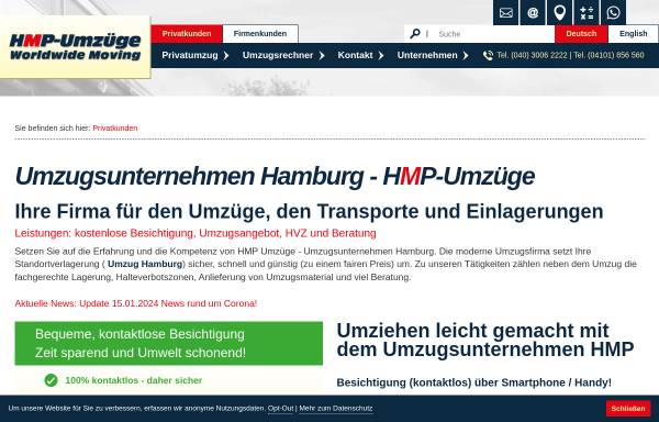 Vorschau von umzug-hamburg.com, HMP Umzüge GmbH & Co KG