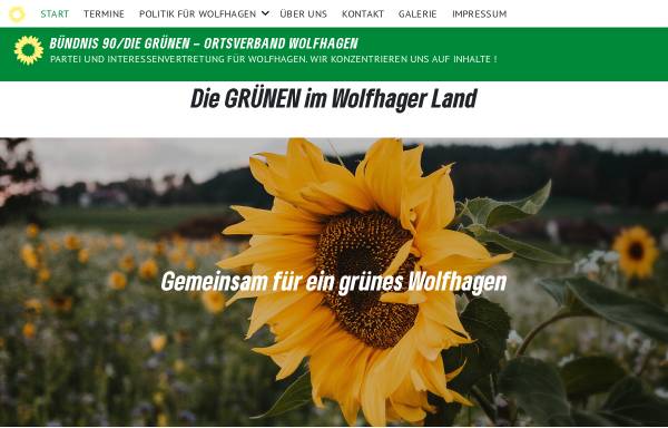 Vorschau von www.gruene-wolfhagen.de, Bündnis 90/Die Grünen - OV Wolfhagen