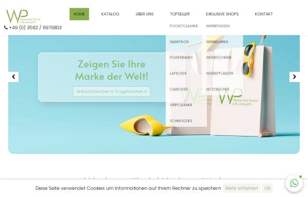 Vorschau von www.werbemittel-partner.de, Werbegeschenke