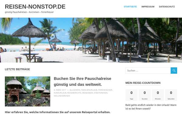 Vorschau von www.reisen-nonstop.de, Reisen-nonstop.de 