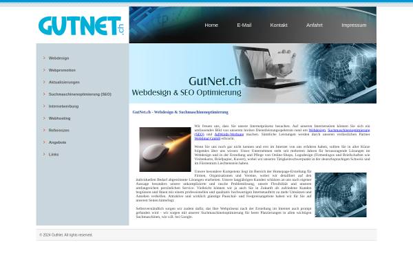 Vorschau von www.gutnet.ch, Webdesign Liechtenstein