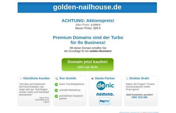 Vorschau von www.golden-nailhouse.de, Golden Nails
