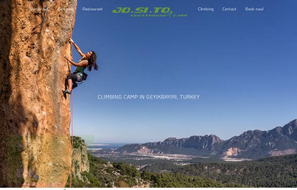 Klettern in der Türkei - JoSiTo guesthousecamp