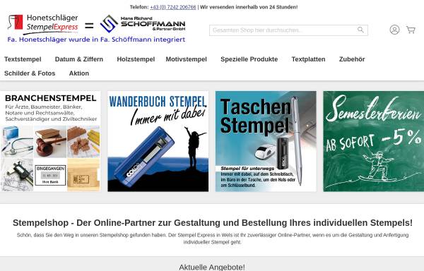 Vorschau von www.stempel-express.at, Online Stempel Express