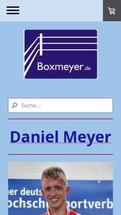 Vorschau der mobilen Webseite www.boxmeyer.de, www.boxmeyer.de