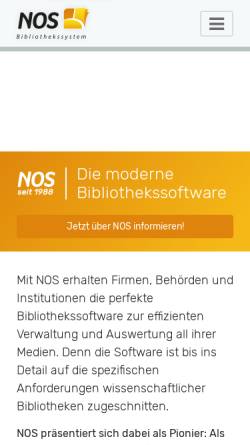 Vorschau der mobilen Webseite www.nos.de, NOS:3