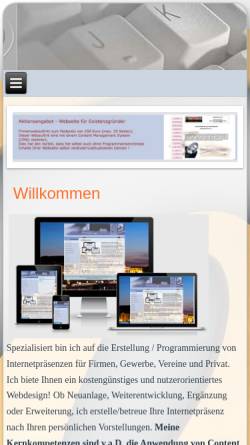 Vorschau der mobilen Webseite www.cn-webservice.de, CN - Webservice