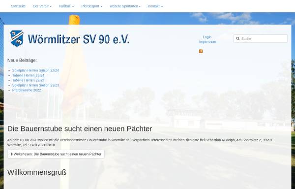 Wörmlitzer SV 90 eV - Wörmlitz