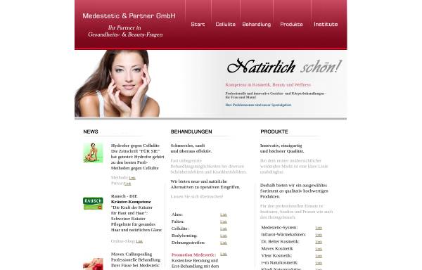 Vorschau von www.medestetic.ch, Medestetic - Natürlich Gesund, Fit, Schön und Schlank