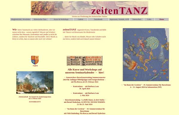 Vorschau von www.zeitentanz.at, zeitenTANZ