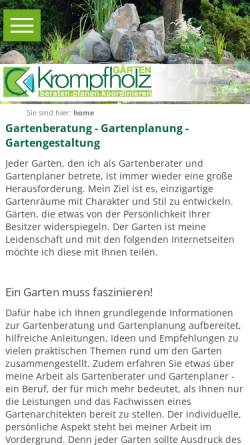 Vorschau der mobilen Webseite gartenberatung-nrw.de, Die Professionelle Gartenberatung In NRW