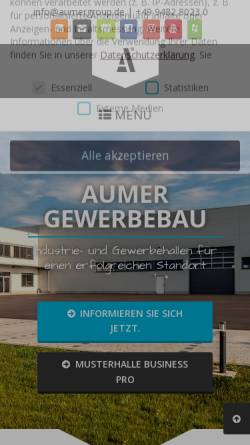 Vorschau der mobilen Webseite www.gbgarching.de, GBG - Gewerbe-Bau-Garching