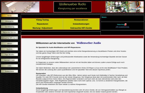 Vorschau von www.wollenweber-audio-modification.de, Klangoptimierungen par exellence