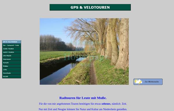 Vorschau von gps-velotouren.de, GPS Velotouren