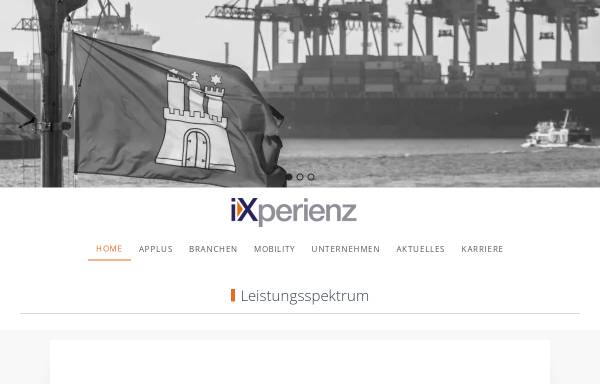 Vorschau von www.ixperienz.com, Ixperienz GmbH & Co. KG