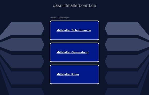 Vorschau von www.dasmittelalterboard.de, Das Mittelalterboard