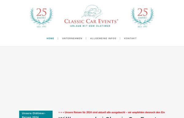 Vorschau von www.classic-car-events.de, Classic-Car-Events
