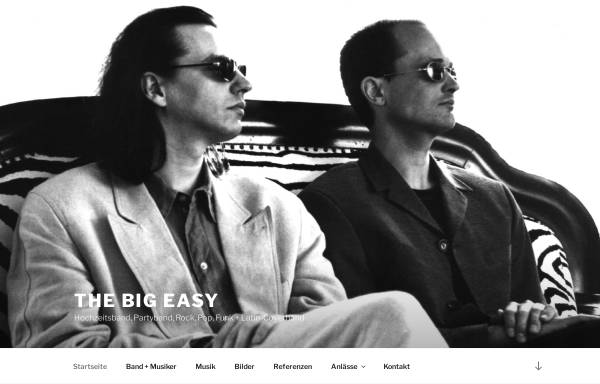 Vorschau von www.thebigeasy-band.de, The Big Easy