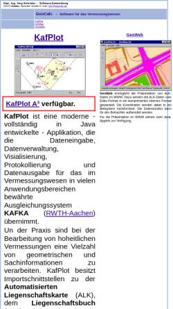 Vorschau der mobilen Webseite www.geocalc.de, GeoCalc - Software für das Vermessungswesen