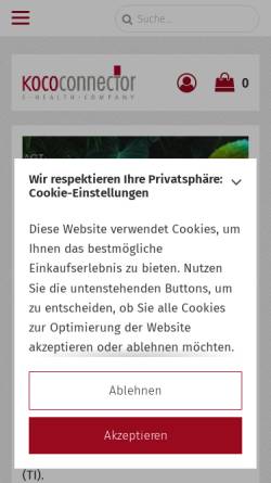 Vorschau der mobilen Webseite www.kocobox.de, kocobox.de