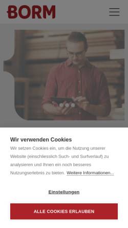 Vorschau der mobilen Webseite www.wdv.ch, WDV AG