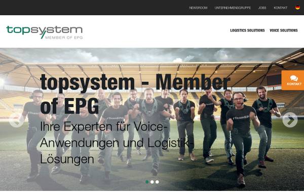 Vorschau von www.topsystem.de, topsystem Systemhaus - Partner für Logistik und Luftverkehr