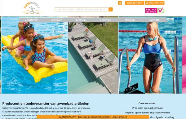 Vorschau von www.aquafitshop.nl, Aquafitshop - Der Shop rund um den Wassersport von Sport Hauser