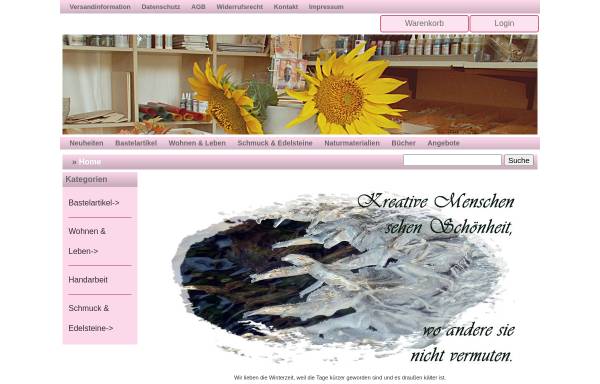 Vorschau von www.hobbyprodukte.de, Onlineshop für Hobbybedarf und Bastelartikel