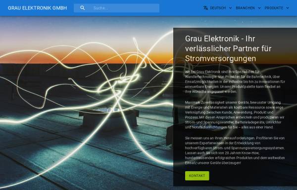 Vorschau von www.grau-elektronik.de, Hochverfügbare Stromversorgungssysteme