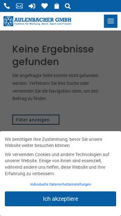 Werbetextilien von Aulenbacher