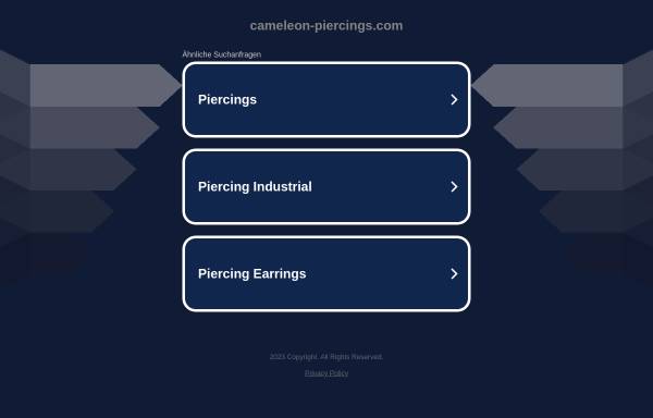 cameleon-piercings.com - Piercing Shop