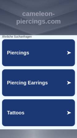 cameleon-piercings.com - Piercing Shop