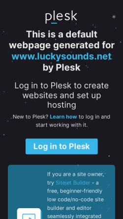 Vorschau der mobilen Webseite www.luckysounds.net, DJ Booking & Event Management by LuckySounds