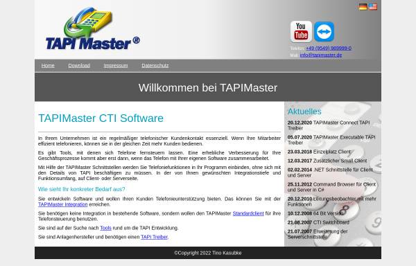 Vorschau von www.tapimaster.de, Tino Kasubke