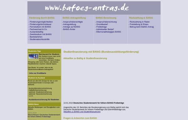 BAföG-Infos bei bafoeg-antrag.de